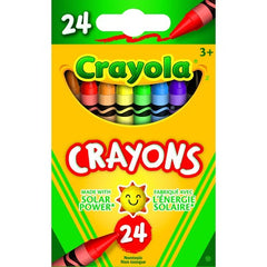 CRAYONS-CRAYOLA 24 COLOURS