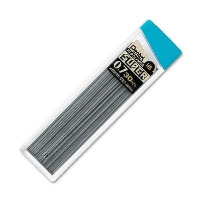 LEADS-HI-POLYMER SUPER .7MM HB, 30 LEADS/TUBE