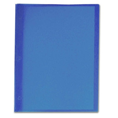 REPORT COVER-POLY TANG 11.5X9 TRANSLUCENT BLUE